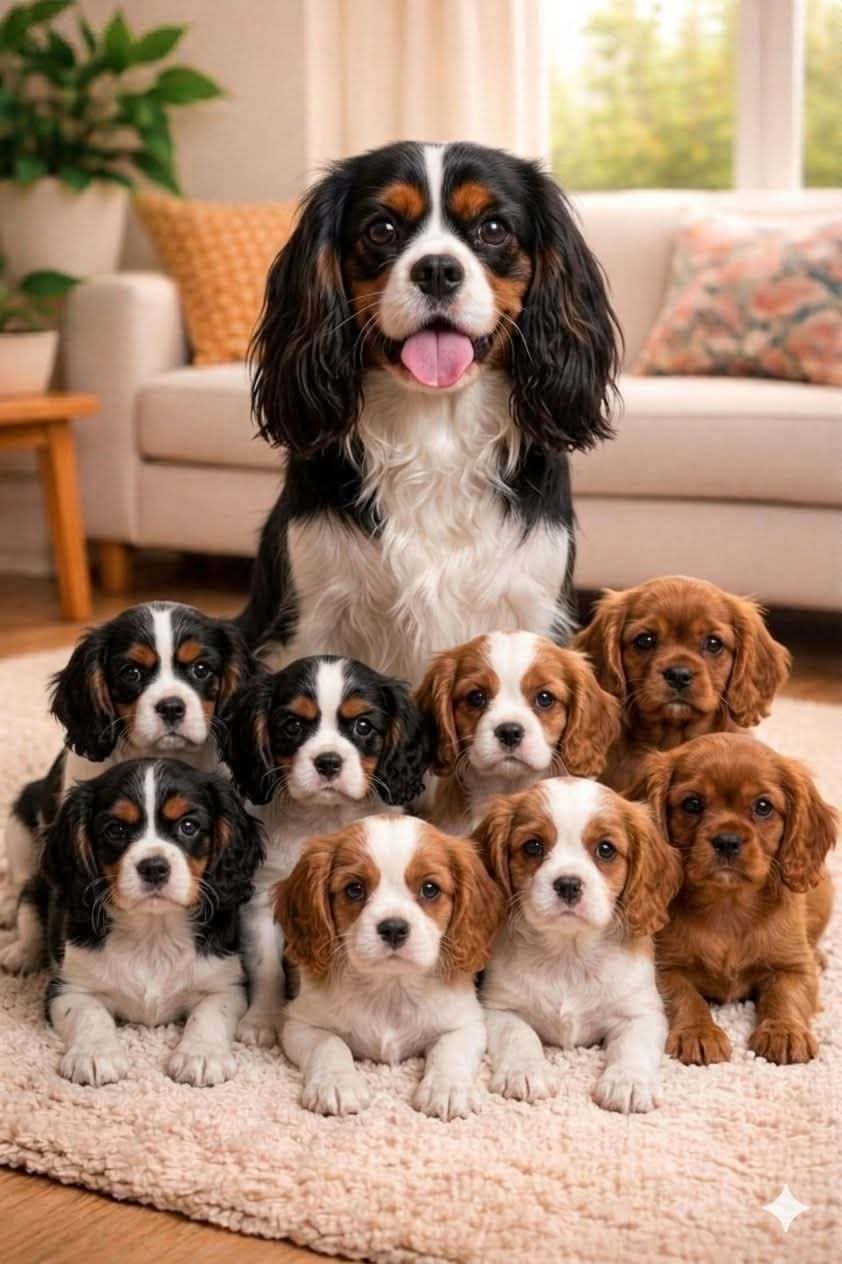 Adult Cavalier King Charles Spaniel parent dog - CKC Five Star Puppies